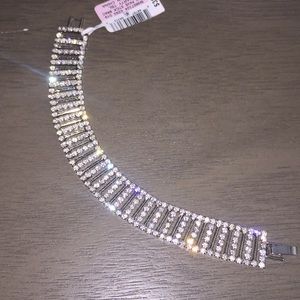 INC rhinestone bracelet